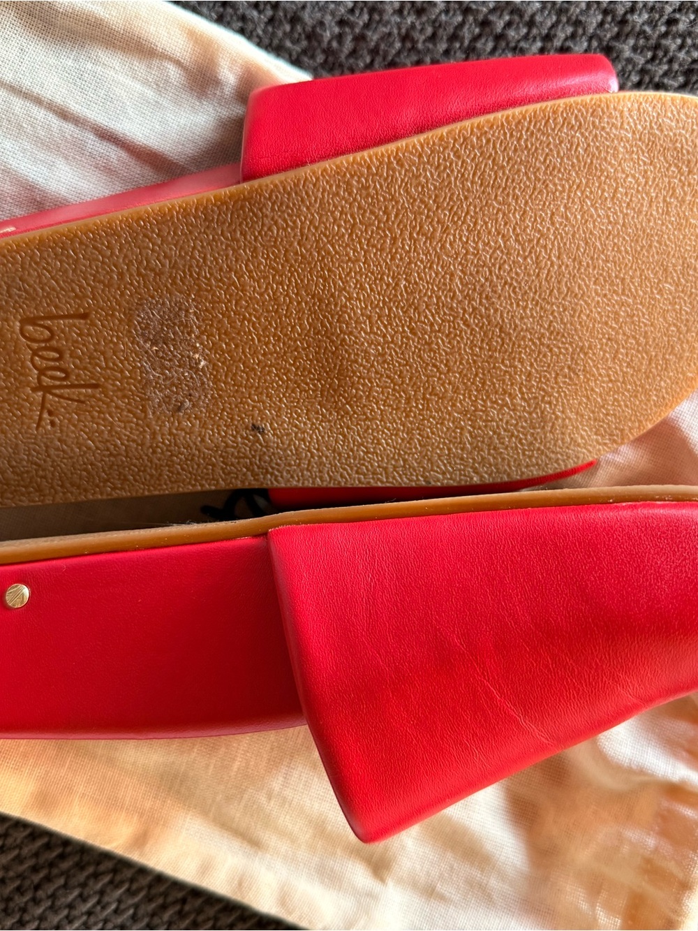beek pelican leather platform sandal - Picture 4 of 4